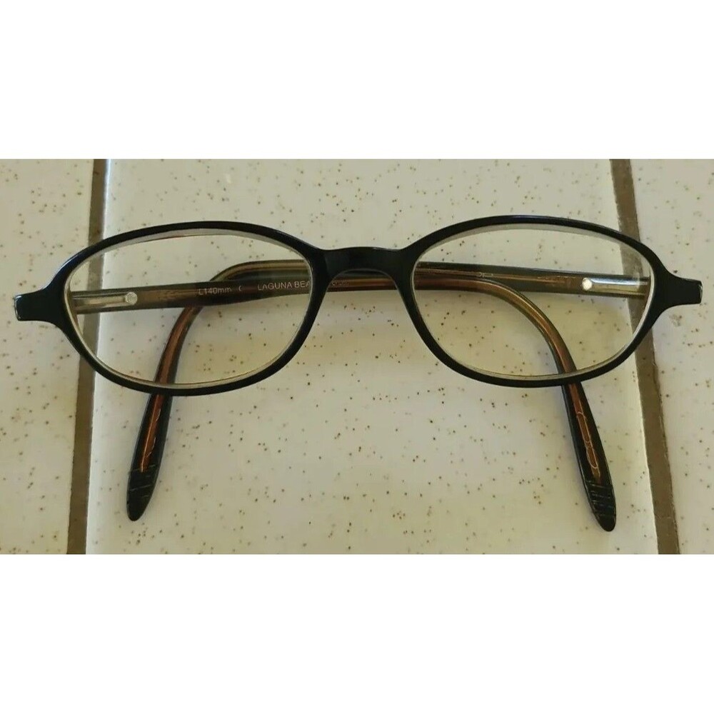 OP Eyewear Eyeglasses Frame CV Laguna Beach Brown Oval L140mm